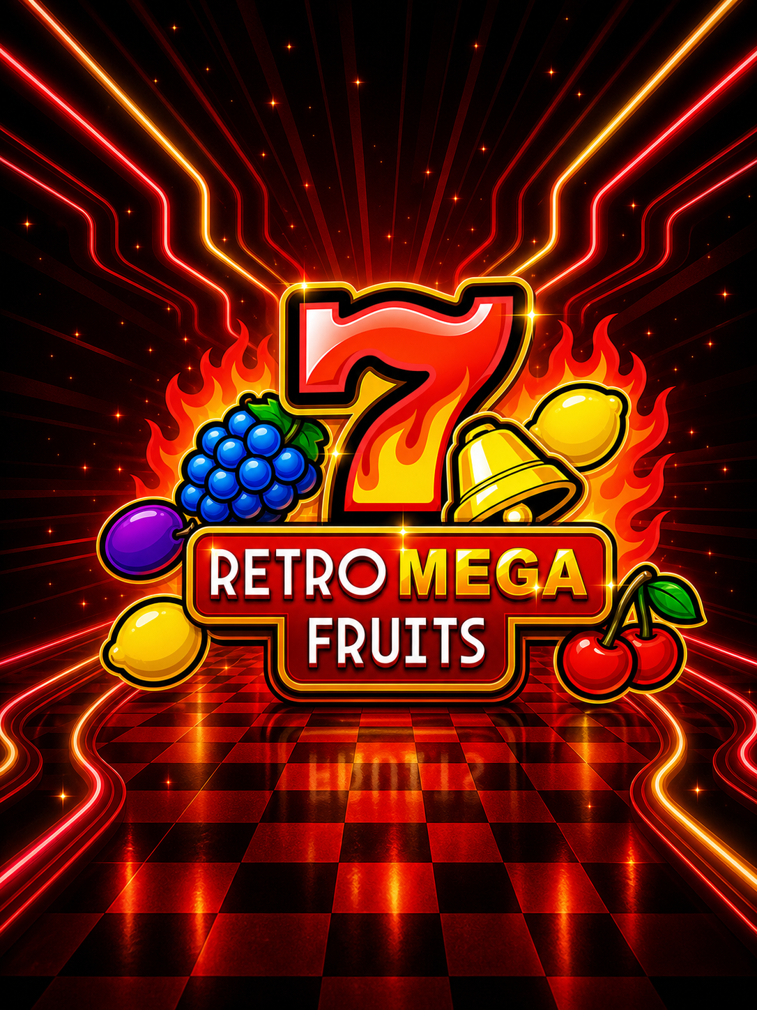 Retro Mega Fruits editorial illustration for A narrow site with a clear job